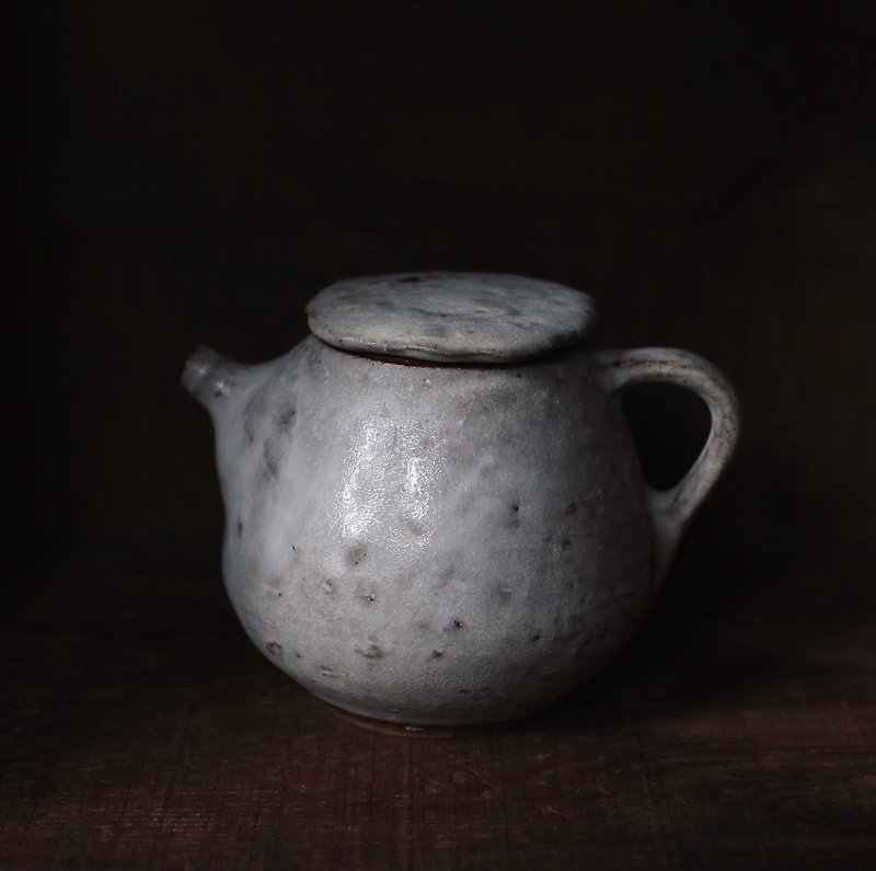 望气 砚白茶壶 偏灰款 - 茶具/茶杯 - 陶 灰色