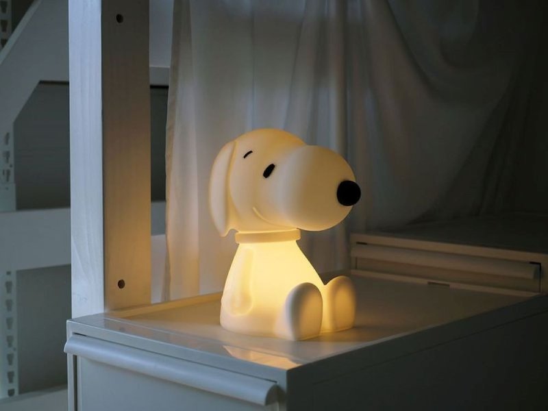 【圣诞礼物】Snoopy First Light 史努比造型夜灯 - 灯具/灯饰 - 硅胶 白色