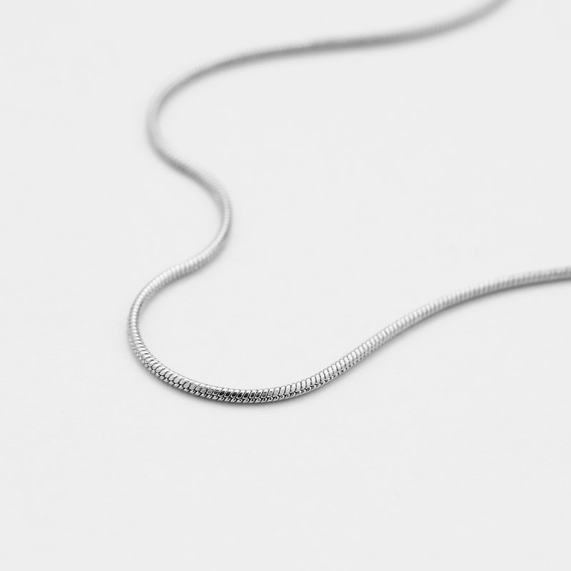 Everyday Smooth 项链 (1mm) - 项链 - 不锈钢 