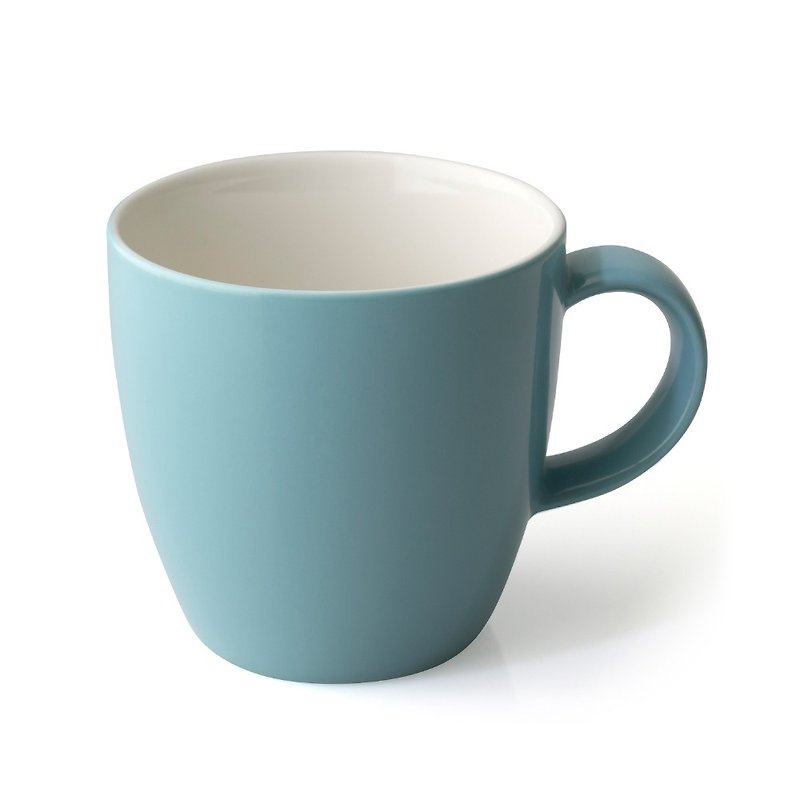 美国FORLIFE经典圆润茶杯/咖啡杯单-湖水蓝 - 杯子 - 瓷 蓝色