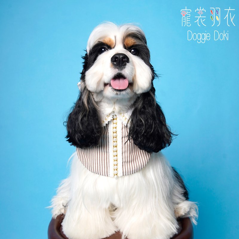 宠裳羽衣 Doggie Doki - 伊莎贝拉系列围巾 - 衣/帽 - 棉．麻 橘色