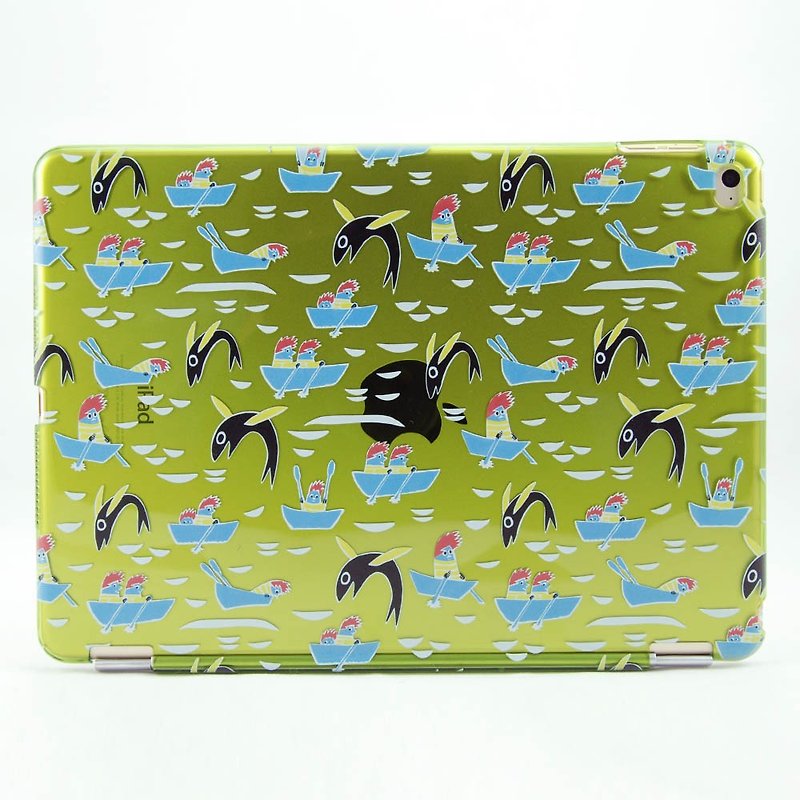 Moomin正版授权-iPad水晶壳【飞鱼的领航】 - 平板/电脑保护壳 - 塑料 绿色