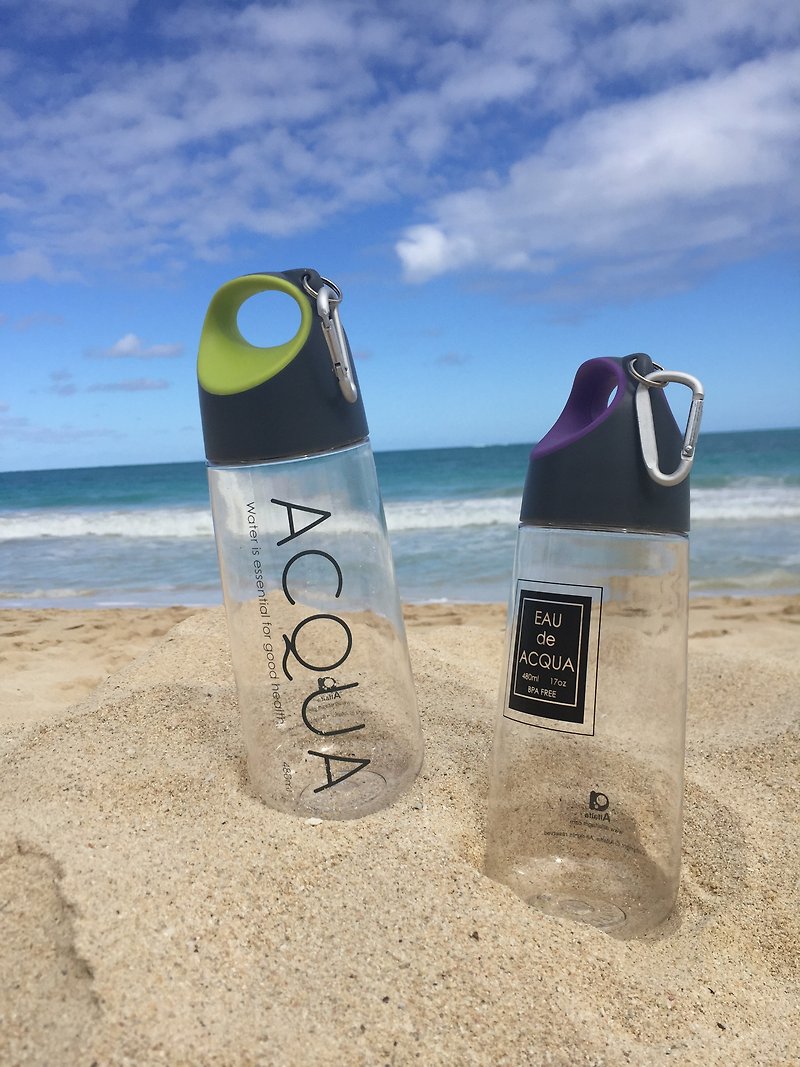 EAU de ACQUA BPA-Free运动水壼 (绿色) - 水壶/水瓶 - 塑料 绿色