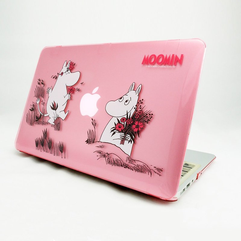 Moomin噜噜米正版授权-Macbook水晶壳【献上我的爱】 - 平板/电脑保护壳 - 塑料 粉红色