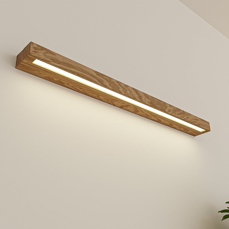 壁木灯 RAILA 壁灯，用于照明浴室、厨房、走廊 - 灯具/灯饰 - 木头 多色