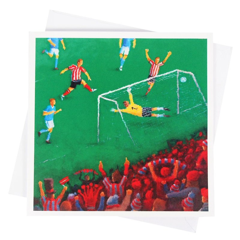 艺廊-足球运动【Hallmark-卡片 多用途】 - 卡片/明信片 - 纸 绿色