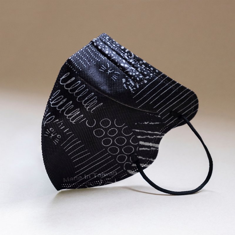 猫咪3D立体口罩黑色款 - 一盒10入每片独立包装 - 口罩 - 其他人造纤维 黑色