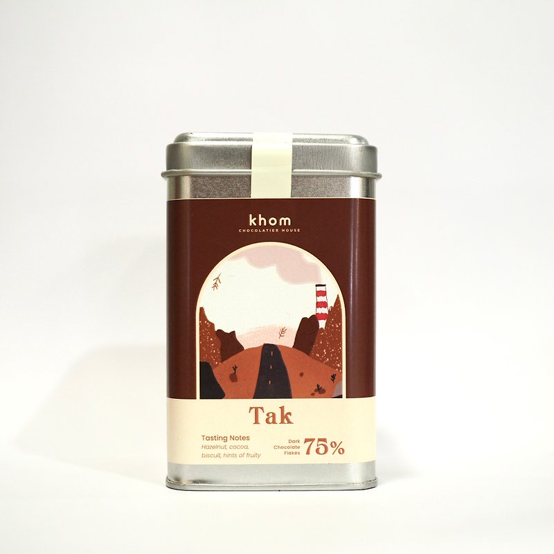泰国巧克力片（罐装） - TAK ORIGIN - 巧克力 - 新鲜食材 黄色
