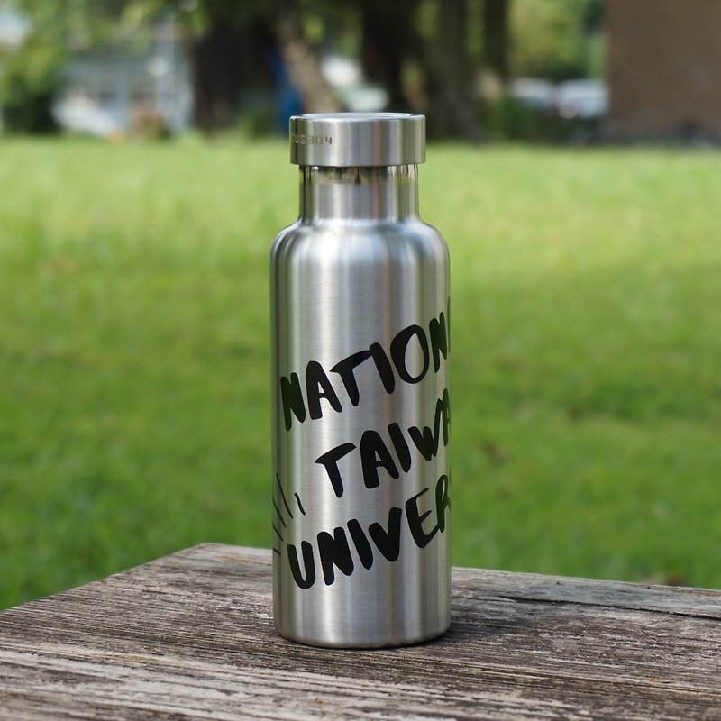 NTU不锈钢全钢盖运动保温瓶-发丝银 - 水壶/水瓶 - 其他金属 灰色
