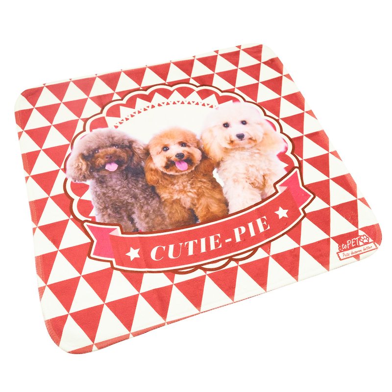 【 :toPET定制化】宠物毛巾 (双面印刷50X50cm) - 清洁/美容 - 其他材质 多色