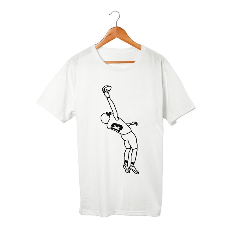アメフト #11 Tシャツ - 男装上衣/T 恤 - 棉．麻 白色