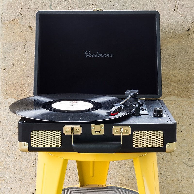 【圣诞礼物】Goodmans Ealing Turntable 英国手提箱黑胶唱片机 - 扩音器/喇叭 - 其他材质 多色
