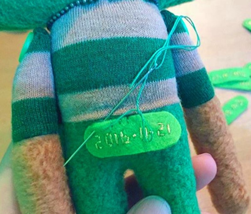 加购区 定制 手缝专属名字 仅限英文大写或数字 不得超过8个字 - 其他 - 棉．麻 绿色