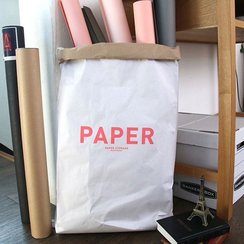 Second-Mansion-杂货风空间装饰收纳纸袋-纸类,PLD67052 - 摆饰 - 纸 粉红色
