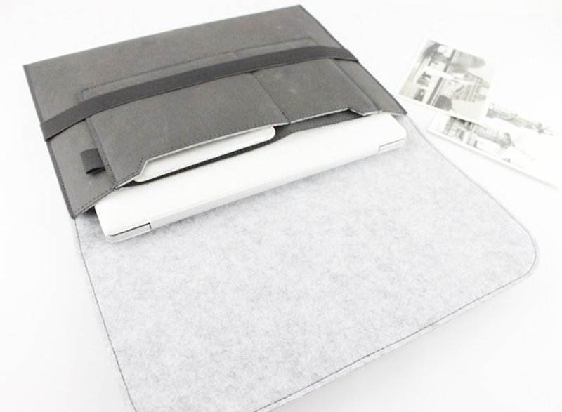 可定制 水洗牛皮纸 电脑包 内胆包 笔电包 macbook Pro 13寸 090 - 平板/电脑保护壳 - 聚酯纤维 
