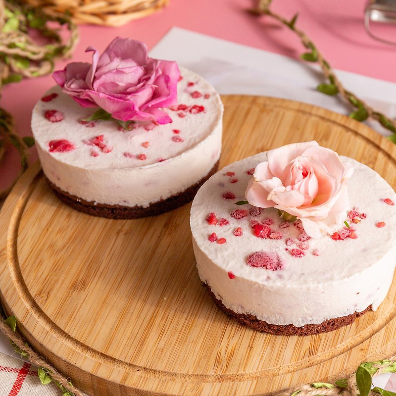 母亲节蛋糕/心馨/无加糖无淀粉蛋糕/无糖无麸/玫瑰花蛋糕 - 蛋糕/甜点 - 新鲜食材 粉红色