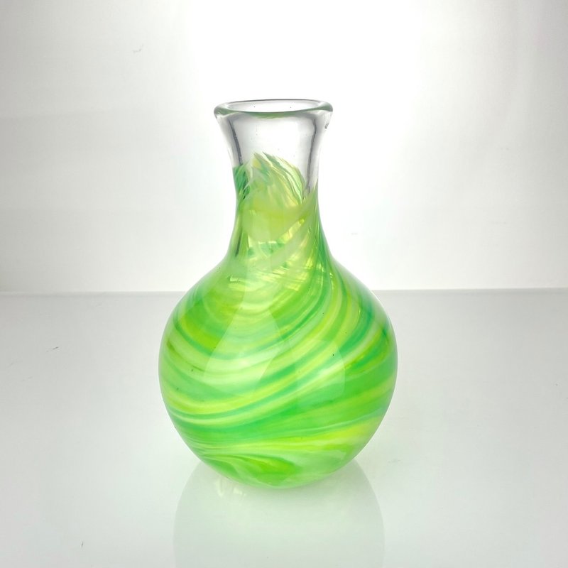 绿野仙踪 手作玻璃花器 纯手工吹制 - 花瓶/陶器 - 玻璃 绿色