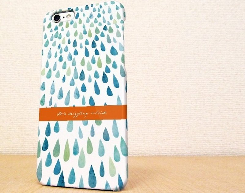 （Free shipping）iPhone case GALAXY case ☆梅雨の柔らかい雨 スマホケース - 手机壳/手机套 - 塑料 绿色