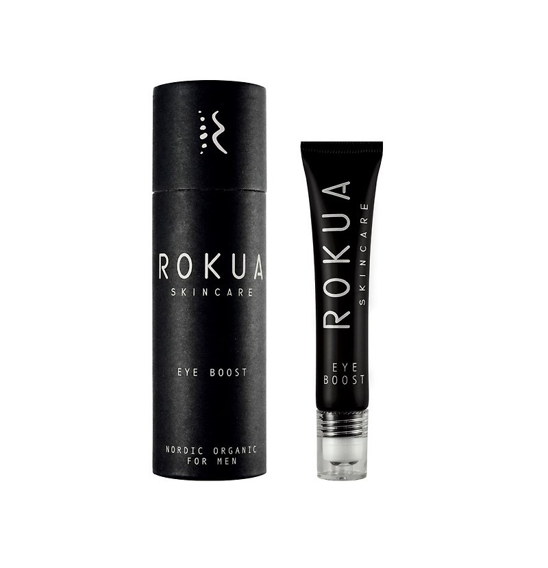 【ROKUA】罗卡黑醋栗亮眼修护滚珠/芬兰天然男士保养品牌 - 男性清洁护肤品 - 塑料 黑色