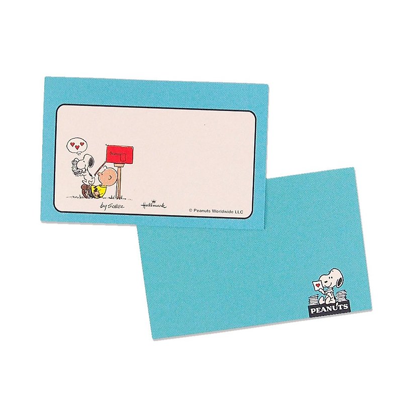 Snoopy收到好多情书 8入【Hallmark-Peanuts 史努比-JP礼物卡】 - 卡片/明信片 - 纸 蓝色