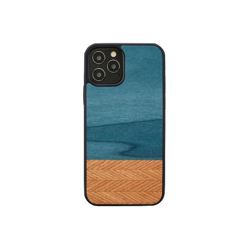 Man&wood iPhone 12 mini  经典原木 造型保护壳-丹宁风 - 手机壳/手机套 - 木头 多色