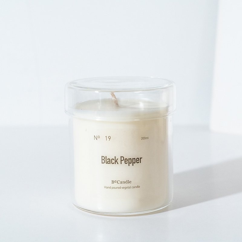 大豆蜡烛 - 19 黑胡椒 (Black Pepper) - 蜡烛/烛台 - 蜡 