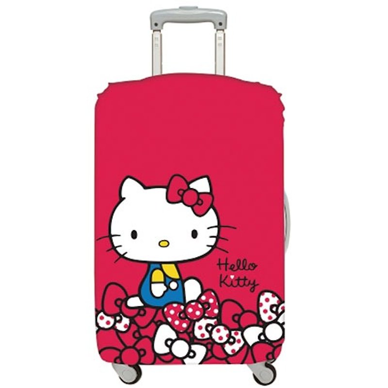 LOQI 行李箱外套│Hello Kitty 红L号 - 行李箱/行李箱保护套 - 其他材质 红色