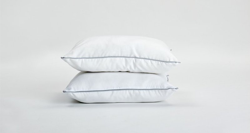 100%羽丝绒枕芯 - 枕头/抱枕 - 其他材质 白色