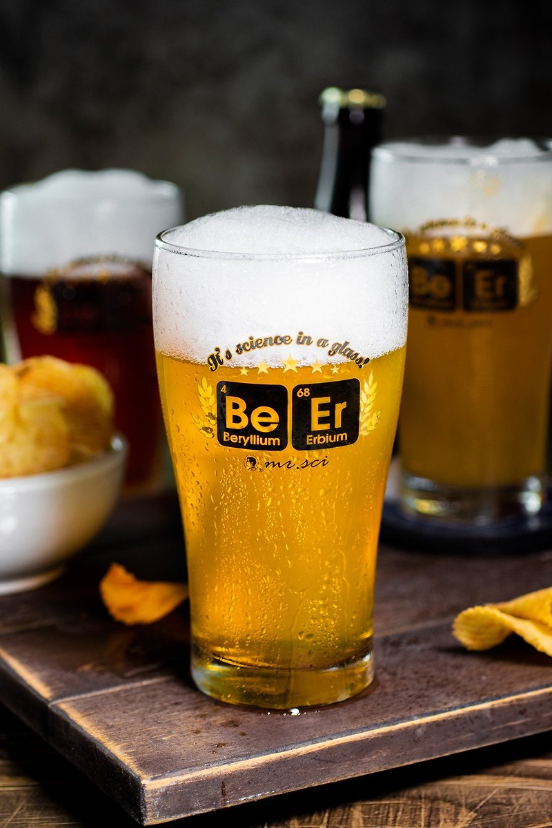 BeEr 化学元素啤酒杯 620ml - 酒杯/酒器 - 玻璃 