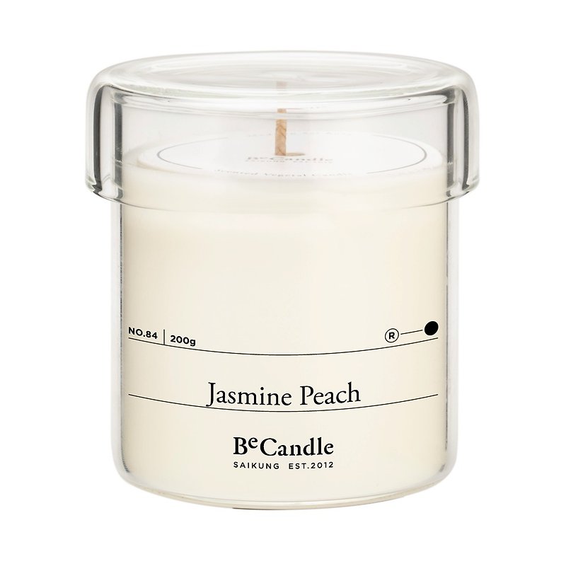 大豆蜡烛 - 84 茉莉・桃 (Jasmine Peach) - 蜡烛/烛台 - 蜡 