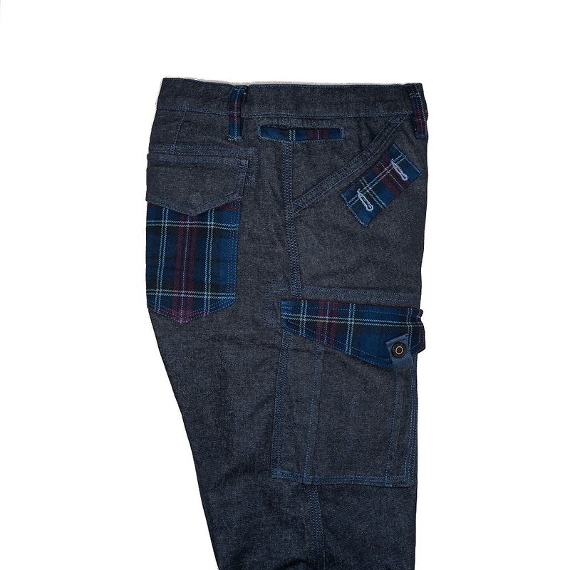 BE001 苏格兰纹八口袋休闲裤 Berlin Classic Scotland Check - 男士长裤 - 棉．麻 多色