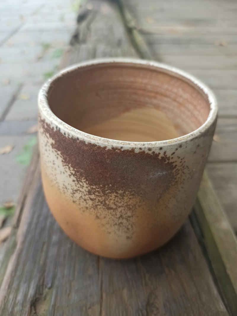 瓷器柴烧花瓶 - 花瓶/陶器 - 瓷 金色