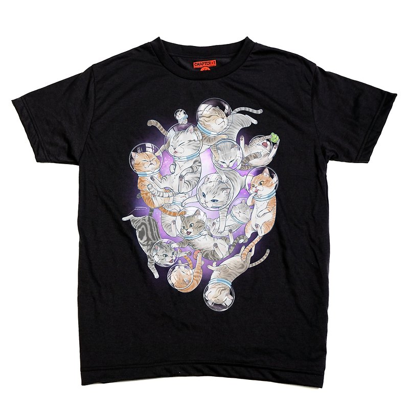 Space Cat Chapter One T-shirt - 男装上衣/T 恤 - 其他材质 白色