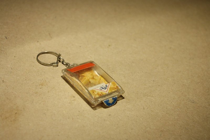 购自荷兰 20 世纪中期老件 古董钥匙圈  smith 薯片包装造型 - 钥匙链/钥匙包 - 塑料 透明