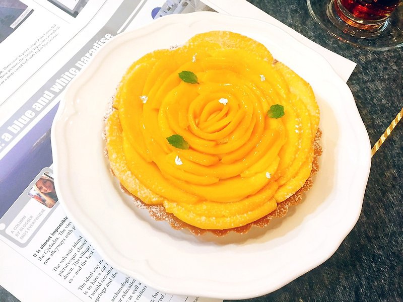 【季节限定】芒果很搞刚-法式芒果塔6寸 - 咸派/甜派 - 新鲜食材 