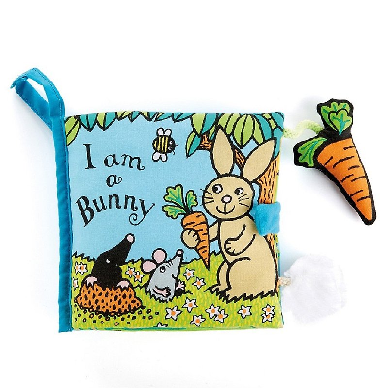 Jellycat I am a Bunny 布书 - 玩具/玩偶 - 其他材质 蓝色
