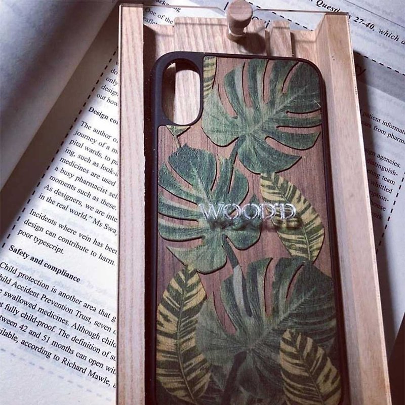 【预购】原木手机壳/热带雨林-iPhone Samsung - 手机壳/手机套 - 木头 咖啡色