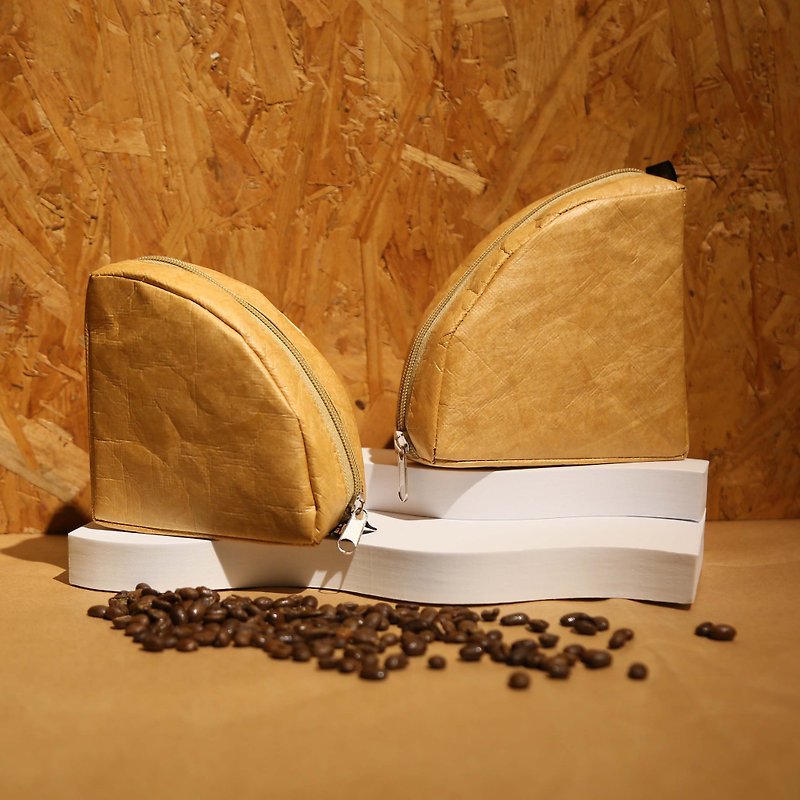 滤纸杜邦包 锥形/咖啡滤纸收纳包/杜邦环保材质/防水 - 咖啡壶/周边 - 其他材质 卡其色