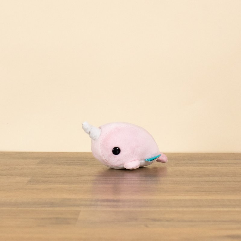 Mini Bellzi | Narwhali-Pink 小独角鲸玩偶-粉 - 玩偶/公仔 - 其他人造纤维 粉红色