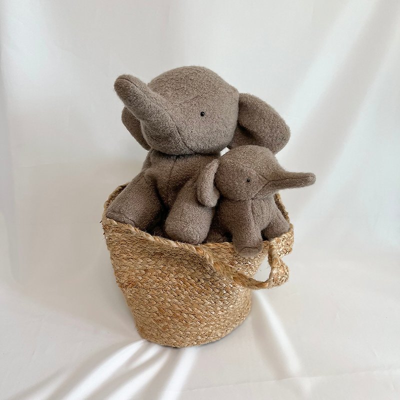 elephant ( ash brown ) - 玩具/玩偶 - 其他材质 咖啡色