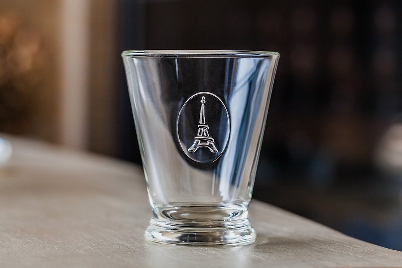 艾菲尔玻璃水杯 - 杯子 - 玻璃 透明