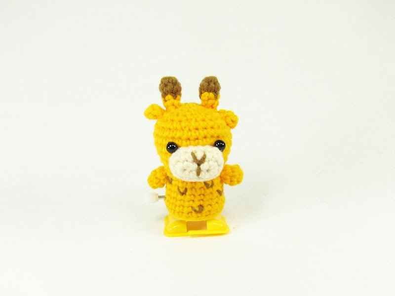 长颈鹿-玩具-摆饰 - 钥匙链/钥匙包 - 聚酯纤维 黄色