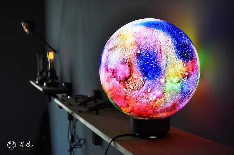Cosmos Lamp / 宇宙灯(25cm版本) - 摆饰 - 玻璃 多色