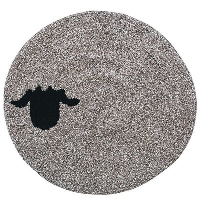 Mix Sheep-小羊咩造型地垫(灰) - 被子/毛毯 - 棉．麻 灰色