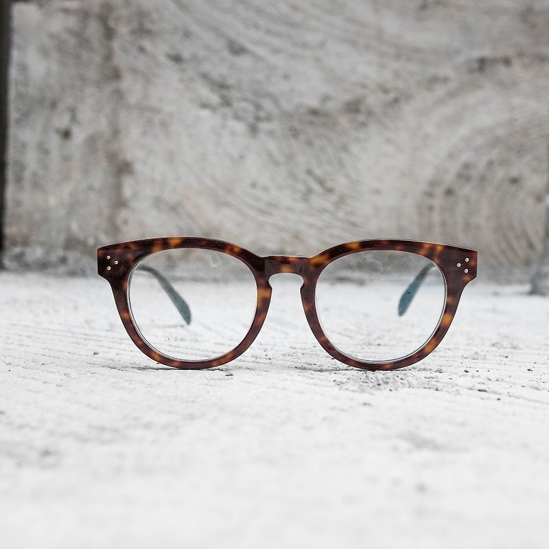【目目商行】日本高级板材特色圆框 玳瑁绿 - 眼镜/眼镜框 - 其他材质 灰色
