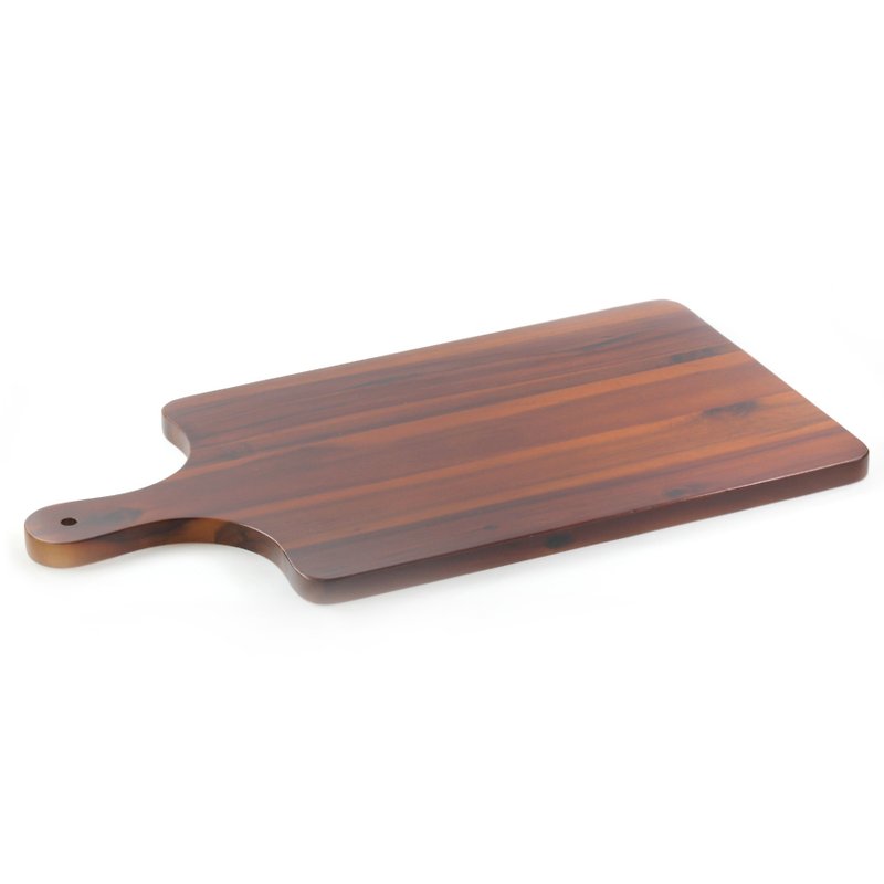 |巧木| 木制有柄砧板/长方盘/木盘/相思木 - 碗 - 木头 咖啡色