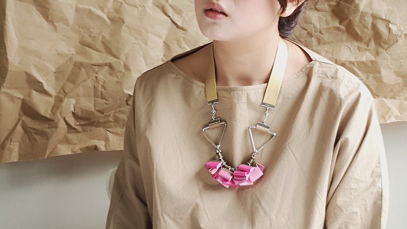 ANNA Necklace //PINK - 项链 - 其他材质 粉红色