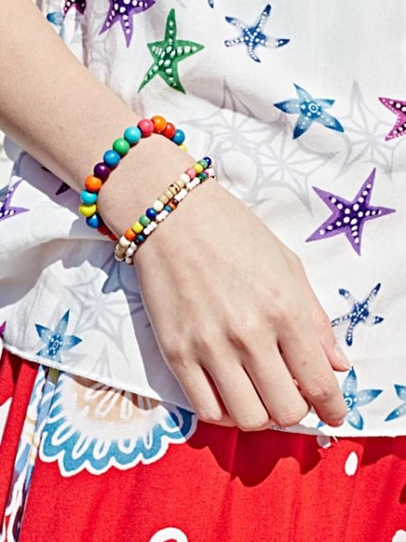 【预购中】✱串珠手环✱(三色) - 手链/手环 - 其他材质 多色
