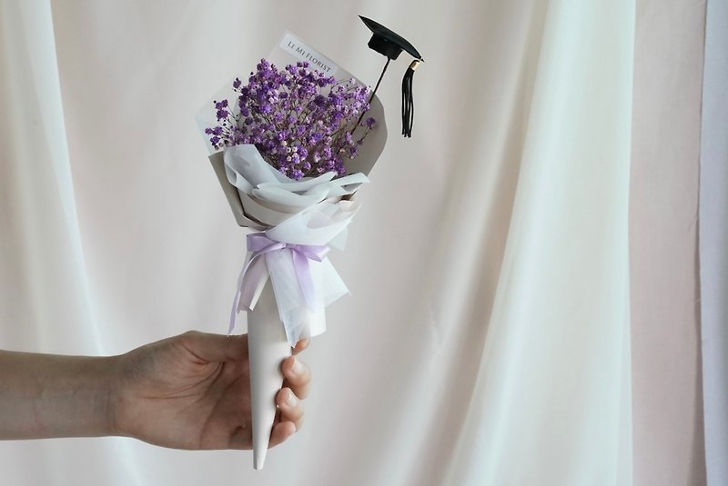 【定制化礼物】毕业 青春的记忆 毕业花束 满天星花束 毕业礼物 - 干燥花/捧花 - 植物．花 多色