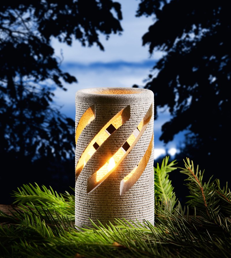 烛台、蜡烛灯 Candle Lamp - Hukka Design 台湾总代理 - 蜡烛/烛台 - 石头 